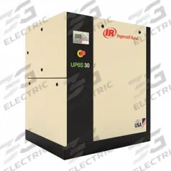 INGERSOLL RAND Rotary Screw Air Compressor: 30 hp, 107 cfm, 460V AC, Three Phase (MPN UP6S-30-150). Key specifications — attr48606: Three; attr48593: 460V AC; attr48578: INGERSOLL RAND; attr110305: Not Included.