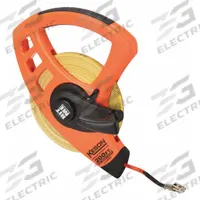 KESON Long Tape Measure: Manual, FLT18M200, Metric/SAE, 200 ft / 60 m, 1/8 in/2 mm, Plastic, Manual. Key specifications — attr939846: FLT18M200; attr939849: Fiberglass; attr939859: Nonmagnetic Double Hook; attr939850: Double-Sided; attr939855: 2 mm; attr944023: Hook End; attr940484: KESON; attr985224: Plastic.