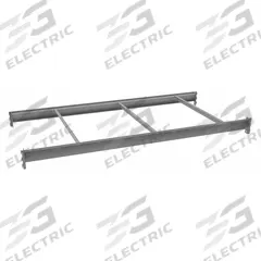 TENNSCO Bulk Storage Deck Level: 72 in x 36 in x 3 5/8 in, 14 ga Beams, 2,750 lb Load Capacity (MPN BPB-72-36). Key specifications — Frame Finish: Epoxy Coated; Frame Material: Steel; Color: Industrial Gray; Includes: (3) 36 in Cross Bars; Brand: TENNSCO.