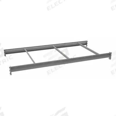 TENNSCO Bulk Storage Deck Level: 72 in x 36 in x 3 5/8 in, 14 ga Beams - Open Deck Bulk Rack Shelf Kits