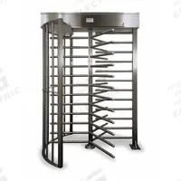 TURNSTILE Hi Gate Turnstile: 2-Way, Full Ht Gate, Electric, 90 in Overall Ht, 64 in x 57 in (MPN HGGE-P-CE). Key specifications — attr193643: TURNSTILE; attr982383: Steel; attr982388: Powder Coated; attr982390: Controlled; attr982369: Clockwise; attr982378: Electric.