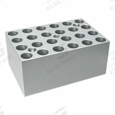 BENCHMARK SCIENTIFIC Dry Bath Block: Aluminum, 1 7/8 in Overall Wd, 2 3/4 in Overall Lg - Dry Bath Blocks