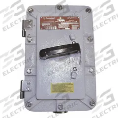 APPLETON ELECTRIC Hazardous Location Safety Switch: Non-Fusible, 60 A, 600 V AC, EDS Series (MPN EDS6036). Key specifications — attr867442: APPLETON ELECTRIC.