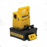 ENERPAC Hydraulic Electric Pump: 10,000 psi Max. Op Pressure, 20 cu in/min Max. Flow Rate, 115V AC (MPN PUJ1200B). Key specifications — attr941810: PUJ1200B; attr941817: 3-Way; attr941814: Retract.