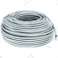 SOUTHWIRE Metal Clad Armored Cable: 10 AWG, 2 Conductors, Copper, 250 ft, Aluminum, Std, THHN (MPN 55527501). Key specifications — Brand: SOUTHWIRE.