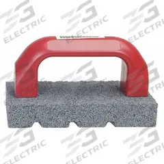 NORTON Rubbing Brick: Fluted with Handle, 6" L x 3" W x 1" H, Silicon Carbide, 20 Grit (MPN 61463687800). Key specifications — Brand: NORTON.