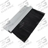 AMERICAN GARAGE DOOR SUPPLY Brush Seal: Straight, Nylon, 1 1/2 in Brush Lg, 1 1/8 in Holder Lg (MPN BNS118150-8). Key specifications — Brush Material: Nylon; Includes: Self-Drilling Fasteners; Width Type: Staggered; Brand: AMERICAN GARAGE DOOR SUPPLY.