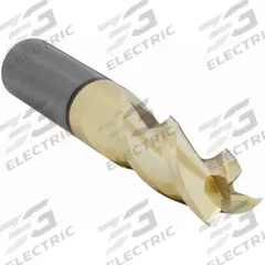CLEVELAND Square End Mill: Carbide, ZrN Coated, 3 Flute, 1/2" Mill Dia, 2" LOC, 4" OAL (MPN C72360)
