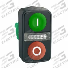 SCHNEIDER ELECTRIC Multihead Operator: Illuminated, 3 Button, Flush Profile, 22 mm Mounting Size (MPN ZB5AW7A3741). Key specifications — Brand: SCHNEIDER; Action: Momentary/Momentary/Momentary; Legend: O; Series: XB5; Push Button Material Type: Non-Metallic.