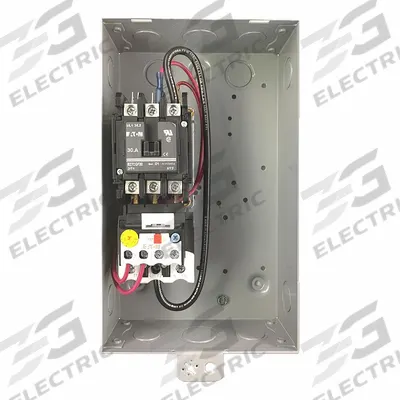 EATON Definite Purpose Starter: Non-Reversing, 3 Poles, 15 A, 120V AC Coil, Thermal Protection - Enclosed Non-Reversing Starters with Thermal Overloads