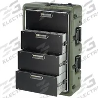 PELICAN Medical Supply Case: 32 3/4 in L x 20 7/8 in W x 12 5/8 in D, Polyethylene, Green, 31-40 in (MPN 472-MEDCHEST3-4D). Key specifications — Color: Green; Closure Type: Latch; Features: Dustproof; Brand: PELICAN.
