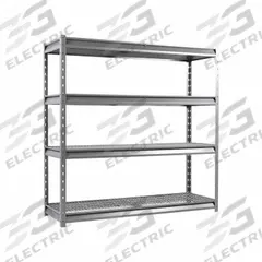 APPROVED VENDOR General Purpose Boltless Metal Shelving: Standalone, Extra Heavy Duty, 72 in x 24 in (MPN ATLAS722472-4G3000). Key specifications — Finish: Powder Coated; Maximum Post Load Capacity: 12000 lb; Decking Material: Steel; Color: Grey Vein; Beam Profile: Standard; Brand: APPROVED VENDOR; Duty Rating: Extra Heavy Duty; Side Panel: Open.