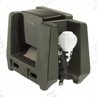 CAMBRO Paper Towel and Soap Dispenser: Plastic, Black, 14 5/8 in Overall Ht, 11 in Overall Wd (MPN EAHWATD110). Key specifications — Brand: CAMBRO; Includes: Multi Fold Paper Towel Holder; Material: Plastic.