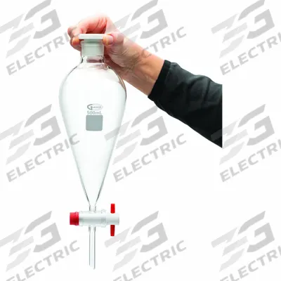 APPROVED VENDOR Lab Funnels: Borosilicate Glass, 500 mL, 12 mm - Separatory Funnels
