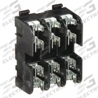 MERSEN Fuse Block: Open Block Design, 3 Pole, 600 V AC, Quick Connect/Screw, Non-Indicating (MPN 40213G). Key specifications — Brand: MERSEN.