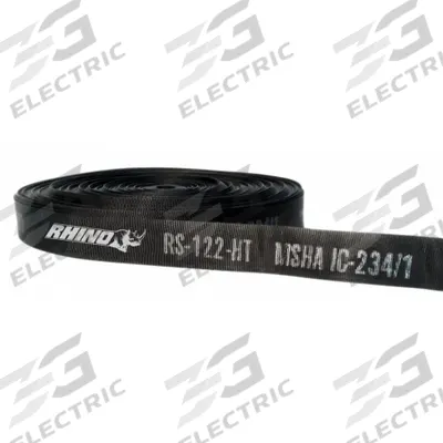 RHINO Protective Hose Sleeve: Polyester Blend, 1 7/32 in Dia, 300 ft Lg - Burst Protection Hose Sleeves