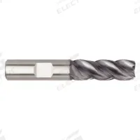 WIDIA HANITA Square End Mill: Carbide, AlTiN Coated, 4 Flute, 3/4" Mill Dia, 3" LOC, 6" OAL (MPN 4V6519007ST)