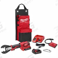 MILWAUKEE Cordless Crimping Tool Kit: 18 V, Die Head, 600 kcmil Max Copper, For BG/D3/W Dies, Inline (MPN 2678-22BG). Key specifications — attr532196: Yes; attr557685: 8 AWG; attr557684: 8 AWG; attr557683: 600 kcmil; attr557682: 350 kcmil; attr532165: M18; attr533563: Milwaukee; attr532179: Bare Tool.