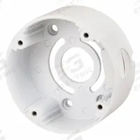SPECO TECHNOLOGIES Bullet Camera Junction Box: Screws, Surface, Waterproof, White, CVCJBBW. Key specifications — Mount Type: Screws; Compatible Surveillance Equipment: Digital Non-Network CCTV Camera; Color: White; Includes Mounting Hardware: Yes; Mounting Location: Surface; Resistance Properties: Waterproof; Compatible Camera Design: Bullet; Compatible with Grainger Part Number: 498X34.