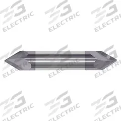 APPROVED VENDOR Chamfer Mill: Carbide, AlTiN Coated, Double End, 2 Flute, 60°, 3/16" Mill Dia (MPN 209-262187B)