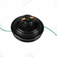 MAKITA String Trimmer Head: 4.5 in Dia, Round, Black, Compatible w/ String Trimmers (MPN T-03187). Key specifications — Brand: MAKITA; Compatible Manufacturer Number: ER400MP; Compatible Product Type: String Trimmers.