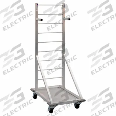 NEW AGE INDUSTRIAL Fry Cart: 18 Fry Baskets, 18 in Overall Wd, 52 1/2 in Overall Ht, Aluminum (MPN 1210) - Furnishings, Appliances and Hospitality