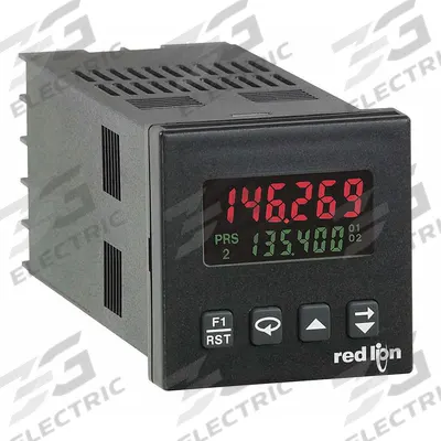 RED LION Counter: Digital Counters, DIN Track Mounting, 2 in x 2 in, LCD, 2 in Overall Wd