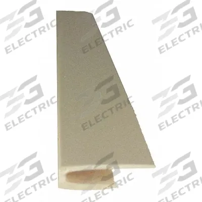 PAWLING Edge Cover: PVC, Edge, 8 ft Panel Size, Eggshell, 0.025 in Thick - PVC Wall Panels & Coverings Trim