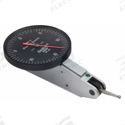 TESA BROWN & SHARPE Horizontal Dial Test Indicator: 0 in to 0.03 in, Horizontal - Dial Test Indicators - Horizontal & Tilted-Face Styles