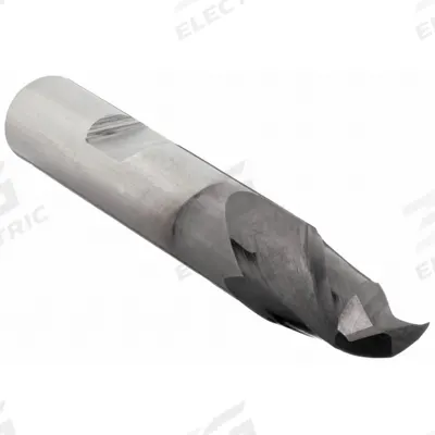 CLEVELAND Square End Mill: High Speed Steel, TiCN Coated, 2 Flute, 13/32" Mill Dia - General Purpose High-Speed Steel Square End Mills