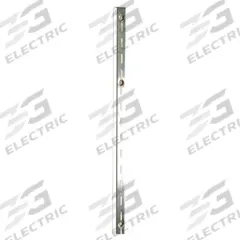 ECONOCO Single Slotted Standard: Single, 1 in Slot Spacing, 1/2 in Slot Lg, Zinc-Plated, 14 ga Gauge (MPN SS12/84). Key specifications — Product Type: Slotted Standard; Color: Silver; For Display Type: Surface Mount Slotted Standards; Material: Steel; Duty Rating: Heavy Duty; Brand: ECONOCO; Finish: Zinc-Plated; Includes: Countersunk Mounting Screws.