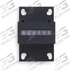 ENM Electromechanical Counter: Electromechanical Counters, Rear Panel Mounting, Analog, 24V@115V AC (MPN E6B62GN). Key specifications — Mounting Style: Base; Standards: UL; Output Rating - NEW: 24V@115V AC; Brand: ENM; Manufacturer Part Number: E6B62GN; Meter Type_Broad: Analog.