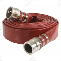 Water Discharge Hose: 4 in Hose Inside Dia., 25 ft Hose Lg, 100 psi, Red, 4 in x 4 in Fitting Size (MPN DPK400-25CE-G). Key specifications — Brand: APPROVED VENDOR; Temp. Range: 5° to 150°F; Hose Color: Red.