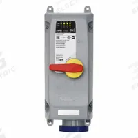 LEVITON Mechanical Interlock: 240V AC, Three Phase, 60 A, 3 Pole, 4 Wire (MPN 460MI9WLEVS). Key specifications — Brand: LEVITON; Features: LED Status Indicator; Reverse Service: No.