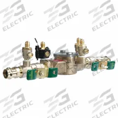 WATTS NPT inlet and outlet connections with Viega ProPress (R) Adaptors: LF007, 1/2 in Pipe Size (MPN 1/2LF007-QT-FZ-w/press). Key specifications — Shut-Off Valve Type: Ball Valve; Connection Type: Press x Press.