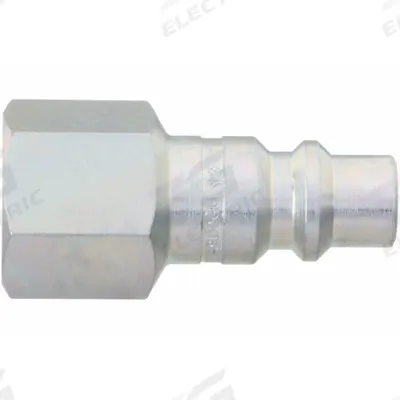 WEATHERHEAD Quick Connect Hose Coupling: 1/2 in Body Size, 1/2 in Hose Fitting Size - Universal Interchange Steel Quick-Connect Air Coupling Plugs