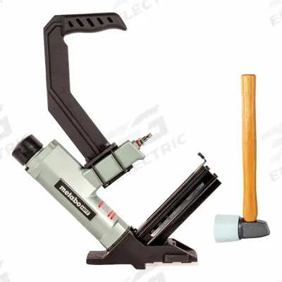 METABO HPT Staple Gun: For 1/2 in Staple Wd, For 15 1/2 ga Staple Gauge - Air-Powered Flooring Staplers