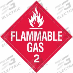LABELMASTER Flammable Gas Placard: Flammable Gas, 10 3/4 in x 10 3/4 in, 10 3/4 in Label Ht, 25 PK (MPN Z-PVS). Key specifications — Brand: LABELMASTER; Message: Flammable Gas.