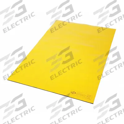 PIG Drain Cover Seal: 60 in L x 36 in W, 54 in L x 30 in W Max Drain Size, Black/Yellow - Self-Sealing Drain Cover Seals