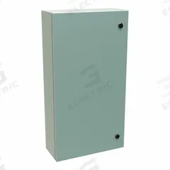 HAMMOND Electrical Enclosure: Steel, 30 in x 16 in x 6 in, NEMA 12/3R/4, Solid Cover, Hinged (MPN EN4SD30166GY). Key specifications — Closure Method: 1/4-Turn Latch; Brand: HAMMOND; Knockouts: Not Included.
