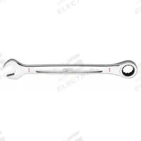 MILWAUKEE Ratcheting Combination Wrench: Chrome Vanadium Steel, Chrome, 1 in Head Size, Std (MPN 45-96-9232). Key specifications — attr309600: 1 in; attr309611: Chrome; attr309610: Chrome Vanadium Steel; attr309604: No; attr309612: No; attr309613: No; attr309615: No; attr324932: MILWAUKEE.