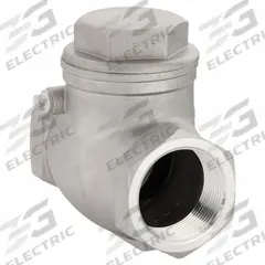 APPROVED VENDOR Swing Check Valve: Swing, Inline Valve Body, 1 1/2 in Pipe Size, FNPT x FNPT, Std (MPN 4VMU4). Key specifications — Brand: APPROVED VENDOR.