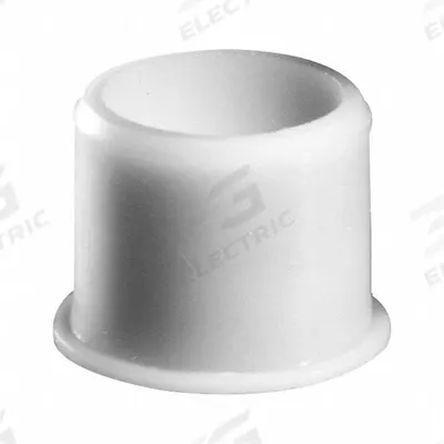 BUNTING BEARINGS Sleeve Bearing: Nylon, 3/8 in Bore, 5/8 in OD, 3/4 in Overall Lg - General Purpose Plastic Flanged Sleeve Bearings