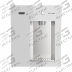 ELKAY Bottle Filling Station: In-Wall, Non-Refrigerated, Stainless Steel, White, Remote Filter (MPN LBWDM0WHBC). Key specifications — Housing Material: Stainless Steel; Brand: ELKAY; Chilling Capacity: Non-Refrigerated.