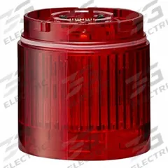 PATLITE Tower Light Module: Steady, 24V DC, Red, 50 mm Overall Dia, 40 mm Overall Ht, LR5, LR5-E-R. Key specifications — Brand: PATLITE; Compatible with Series: LR5; Lens Color: Red; Operating Voltage: 24V DC; Manufacturer Part Number: LR5-E-R.