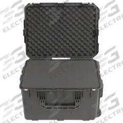 SKB Protective Case: 17 in x 23 in x 14 in Inside, Pick and Pluck, Black, 2 Wheels, 24 lb Wt, IP67 (MPN 3i-2317-14BC). Key specifications — Handle Style: Telescoping; Brand: SKB; Case Closure Type: Latches.