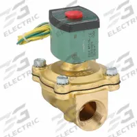 REDHAT Solenoid Valve: 2-Way, Normally Closed, 1 in Pipe Size, 120V AC, Watertight, High Flow (MPN HT8210G054). Key specifications — Pipe Size: 1 in; Voltage: 120V AC; Brand: REDHAT; Coil Enclosure: Watertight.