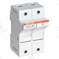 MERSEN Fuse Block: Finger-Safe, 2 Pole, 600 V AC, DIN Rail Mounting, Pressure Plate Termination (MPN US3J2). Key specifications — Brand: MERSEN.