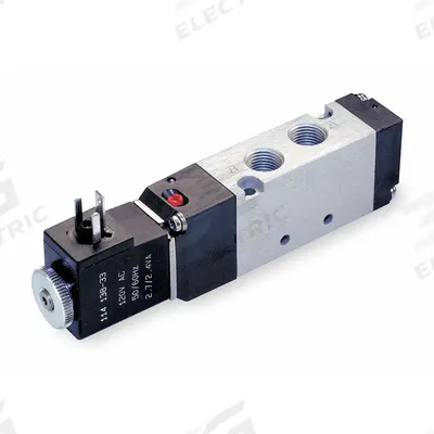 ARO Solenoid Air Control Valve: Sierra, Four-Way / Two-Position, 120V AC - ARO Sierra Series Solenoid-Operated Inline Air Control Valves