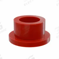 BUNTING BEARINGS Flanged Sleeve Bearing: PTFE, 1/2 in Bore, 3/4 in OD, 1/2 in Overall Lg, Red, 3 PK (MPN BJ4F081204). Key specifications — Brand: BUNTING BEARINGS; Color: Red.